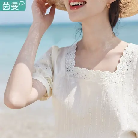 茵曼旗舰店官方衬衫女小个子别致漂亮小衫2024新款绝美上衣气质图片