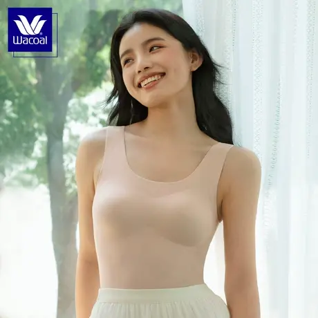 【直播专享】华歌尔Wacoal润肤猫耳杯免穿文胸内衣女打底保暖背心商品大图