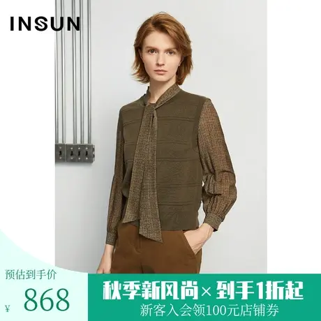 恩裳商场同款冬季假两件内搭套头针织衫商品大图