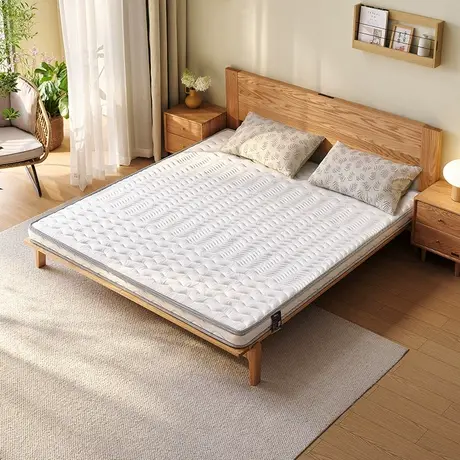 全友家护脊护腰双人偏硬椰棕床垫家具卧室家用软垫1米5单人床垫商品大图