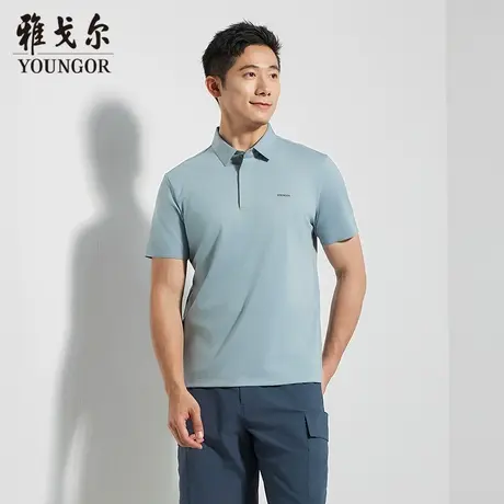 【商场同款】雅戈尔男士POLO衫夏季新款官方商务休闲短袖POLO衫男图片