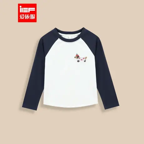 MINIIEF【爱依服童装】2025春季新款韩版时尚洋气百搭长袖上衣图片