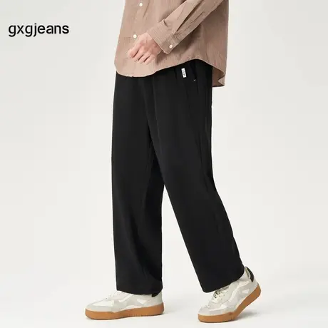 gxg.jeans男装2024年冬季新款休闲针织长裤J24D024028商品大图