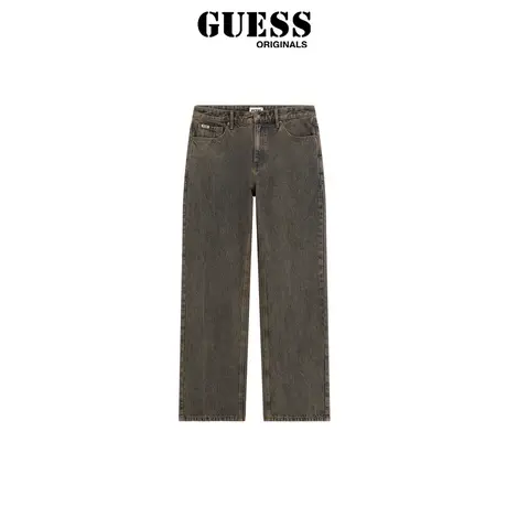 GUESSOriginals23年新秋男美拉德复古做旧直筒牛仔裤-M4RG51D4XY0图片
