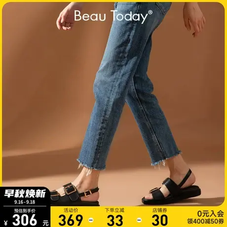 BeauToday凉鞋女款夏季BT今年新款凉鞋休闲凉鞋沙滩凉鞋妈妈凉鞋商品大图