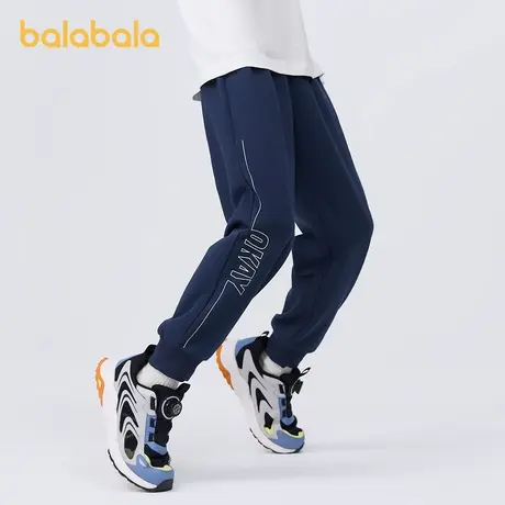 巴拉巴拉儿童裤子童装春秋款运动裤2024新款中大童男童休闲卫裤潮商品大图