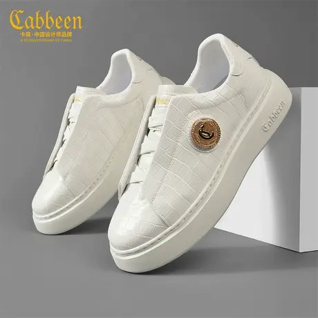 Cabbeen/卡宾男鞋夏季新款潮流百搭软底舒适小白鞋休闲运动板鞋商品大图