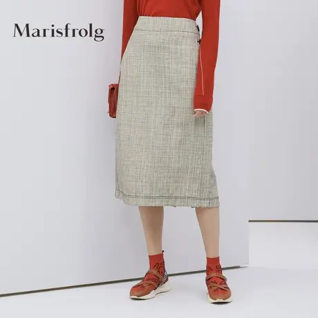 【奥莱清仓保暖季特价 】玛丝菲尔半身裙商品大图