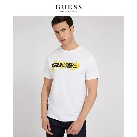 GUESS男士休闲时尚潮流字母LOGO短袖T恤-M2GI49K9RM1图片