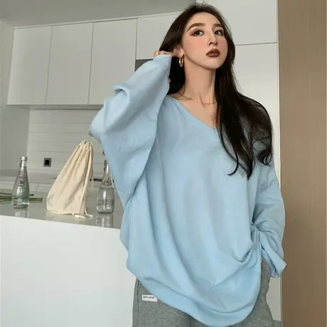 2023年早秋季新款乌77初秋欧货设计感小众上衣春秋薄款卫衣女装潮图片