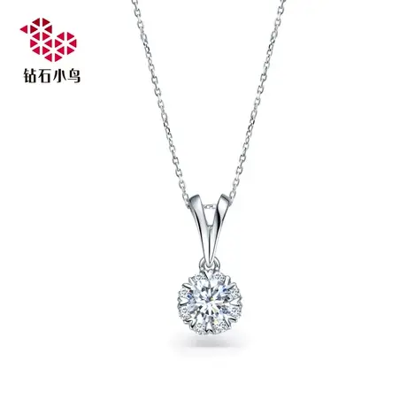 Zbird/钻石小鸟18K金钻石挂坠-拥暖-吊坠项坠挂件不含链-NGN15图片