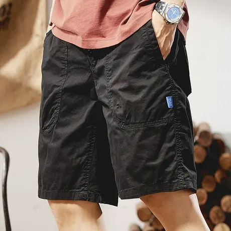 Modi Nick/摩帝尼克男士短裤休闲夏季薄款宽松百搭五分裤潮流工装商品大图