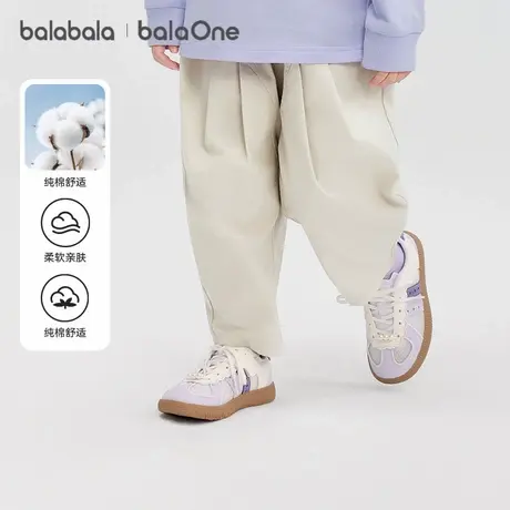 巴拉巴拉balaOne宝宝长裤纯棉裤子女童2025秋新款休闲裤甜美时尚商品大图