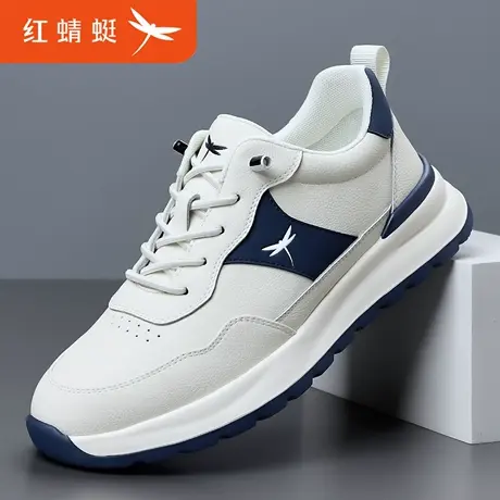 红蜻蜓男鞋2025新款秋季运动休闲鞋男时尚板鞋轻便透气皮鞋小白鞋商品大图