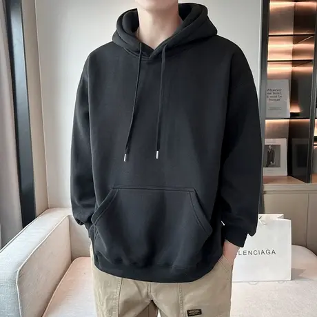 oversize痞帅卫衣男春秋季新款美式高街潮牌潮流宽松休闲重磅外套商品大图