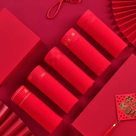 【林依轮直播】三枪内裤袜礼盒男女大红结婚莫代尔/棉商品大图