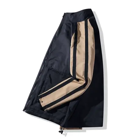 伟臣大码秋装夹克外套男胖子加肥加大宽松肥佬薄款潮流休闲上衣男商品大图