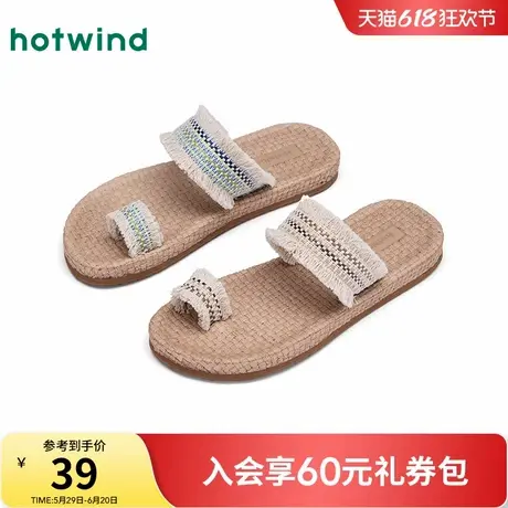 热风平底凉拖女款2025年夏季新款度假风外穿时尚拖鞋轻便海边女鞋图片