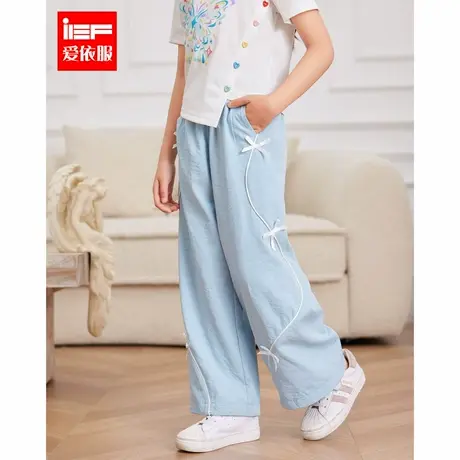 MINIIEF【爱依服童装】2025夏季新款韩系风洋气女童百搭哈伦裤商品大图