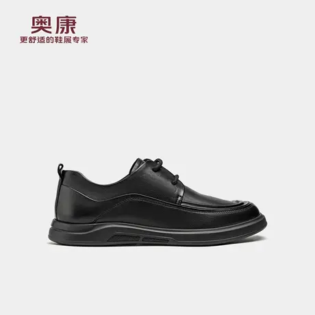 奥康 2025秋季新款男鞋正装商务系带皮鞋结婚伴郎复古气质德比鞋商品大图