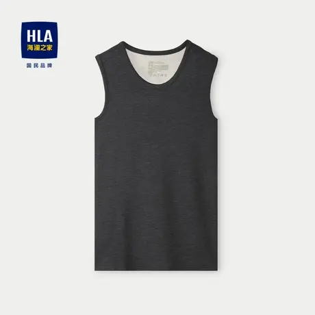 HLA/海澜之家保暖内衣背心2024新款无痕工艺双面磨毛打底背心男商品大图
