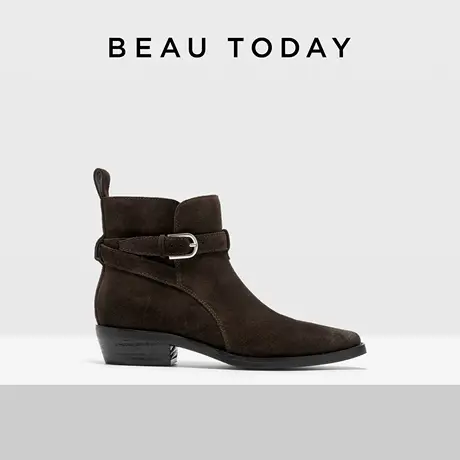 【佳雪佳敏】BeauToday切尔西靴女英伦风西部靴商品大图