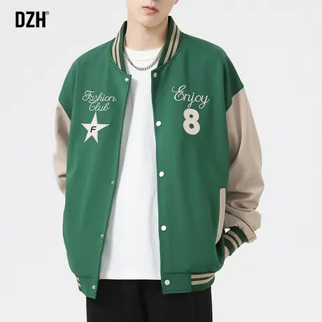 棒球服男款青少年春秋款外套男休闲运动潮牌男装2023新款衣服夹克商品大图