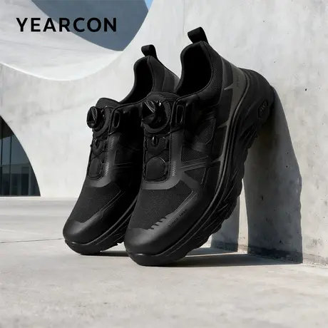 意尔康飞织鞋2026春季新款网面拼接免系防滑越野鞋户外运动登山鞋商品大图