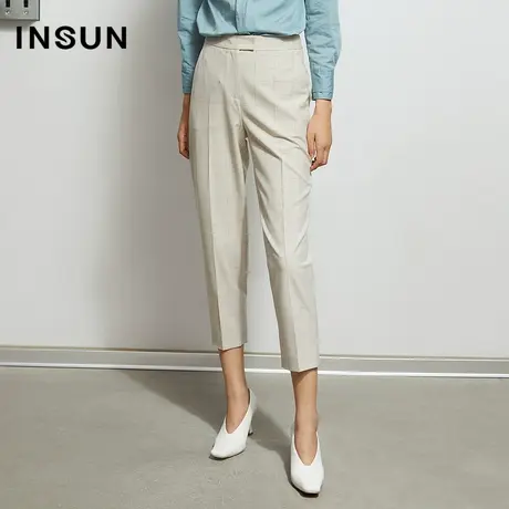 恩裳秋季职场OL西装裤高端修身直筒裤商品大图