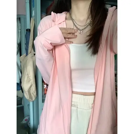 防晒衣外套女夏季2023新款透气薄款连帽防晒服空调衫防紫外线上衣图片