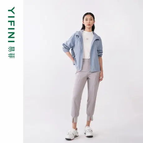 [专柜同款]Yifini/易菲宽松短款百搭时尚外套女春秋新款上衣图片