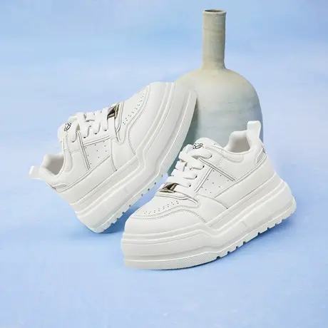 【李佳琦直播间】百思图新款板鞋运动休闲鞋E1532CM5Z商品大图