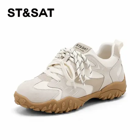 星期六松糕底德训鞋女2026年新款春季休闲百搭舒适轻便时尚阿甘鞋商品大图