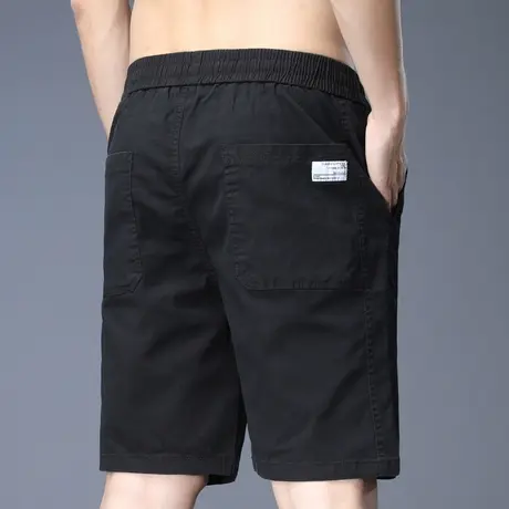 夏季薄款休闲短裤男士宽松外穿潮牌五分中裤子2022新款半截大裤衩图片