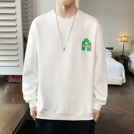 男士卫衣圆领上衣服春季冬季秋冬款春秋款男装春装情侣装2024新款商品大图