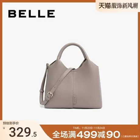 百丽包包女秋季2024新款简约通勤质感单肩斜挎手提托特包X9154CX3商品大图