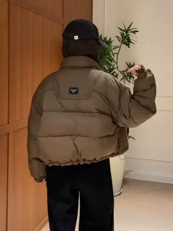 短款羽绒服外套女2023冬季新款小个子保暖时尚休闲加厚保暖面包服图片