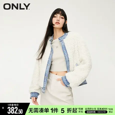 ONLY冬季时尚气质百搭正反两穿牛仔外套女|12340B009商品大图