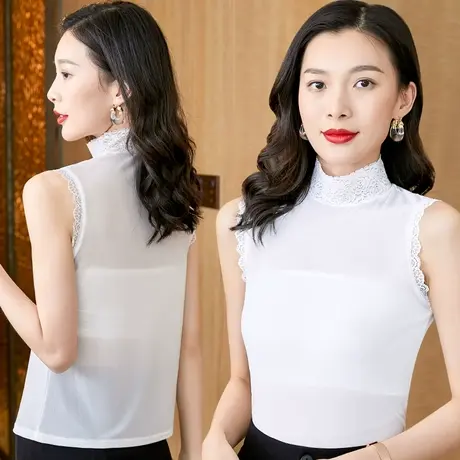 秋新款蕾丝假领子女百搭立领配毛衣卫衣衬衫网纱打底假衣领衫上衣图片