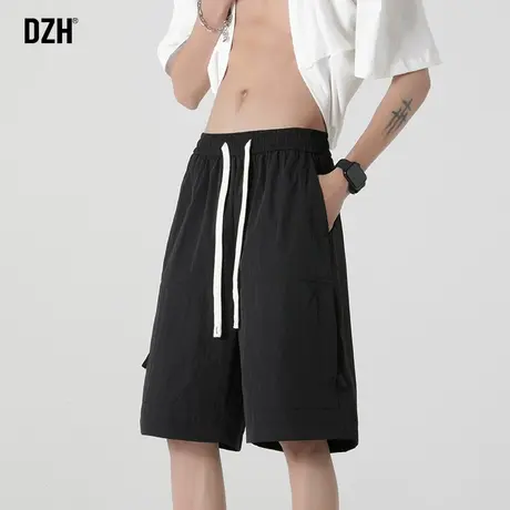 男士速干短裤男夏季篮球美式休闲运动跑步冰丝五分裤子薄款大裤衩图片