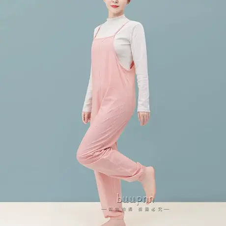 成人连体睡衣女宽松不勒腰吊带连身家居服睡裤商品大图