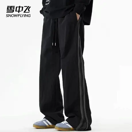 雪中飞休闲裤2025春夏新款宽松舒适防水男士款时尚简约大口袋长裤商品大图