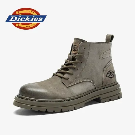 Dickies马丁靴男鞋秋冬2024新款英伦男士真皮短靴男复古工装鞋子商品大图