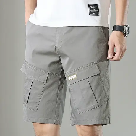 五分工装休闲短裤男士外穿夏季薄款潮流百搭帅气青少年半截中裤子商品大图