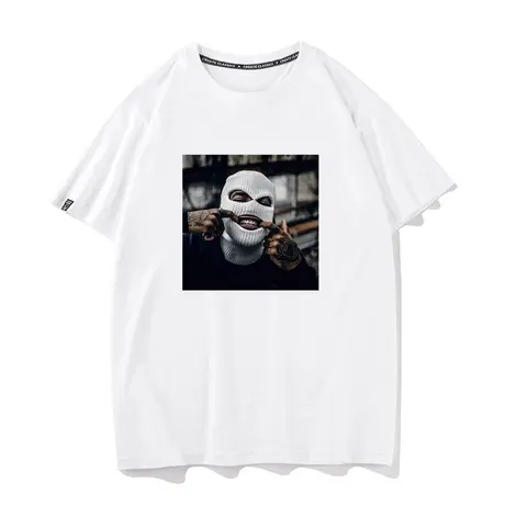 秀洛匪帮说唱夏季恶搞搞笑潮牌系列短袖T恤男女打底衫半袖体恤TEE商品大图