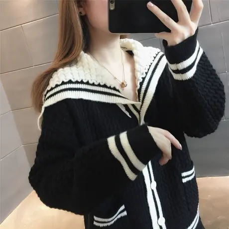 毛衣2023年新款女装秋冬季秋款秋装女士针织开衫宽松百搭外穿爆款图片