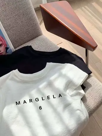 2023夏季设计感小众仿棉甜辣妹圆领短袖t恤女纯色短款正肩上衣潮商品大图