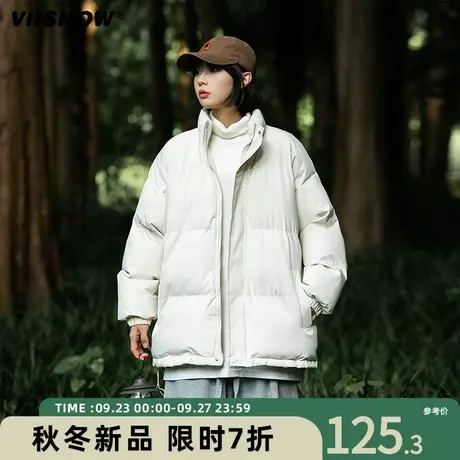 VIISHOW美式棉服男潮牌加厚保暖宽松面包服衣服冬季男生痞帅棉衣商品大图