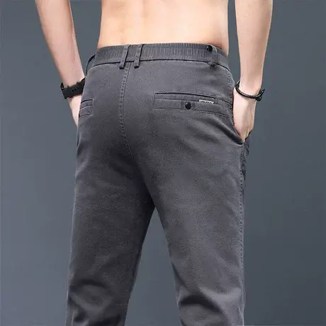 夏季男裤春秋款男士休闲长裤子男款中年爸爸西装西裤男装2023新款商品大图