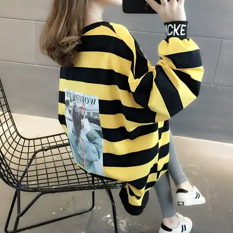 卫衣服2023年新款女装秋冬季上衣秋款秋装宽松女士外套中长款爆款商品大图